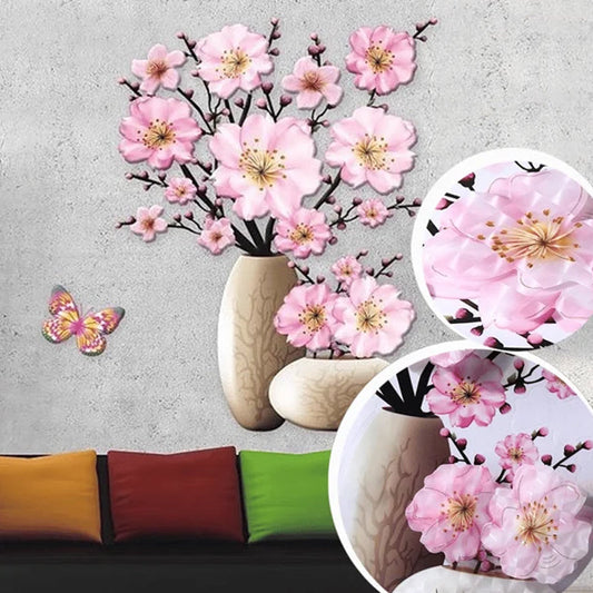 3D Blommor - Wall Stickers