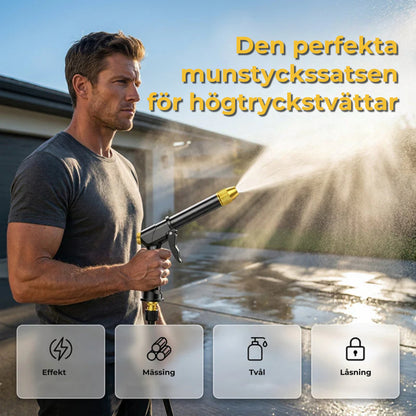 Högtrycksvattenpistol – tillbehör till din trädgårdsslang
