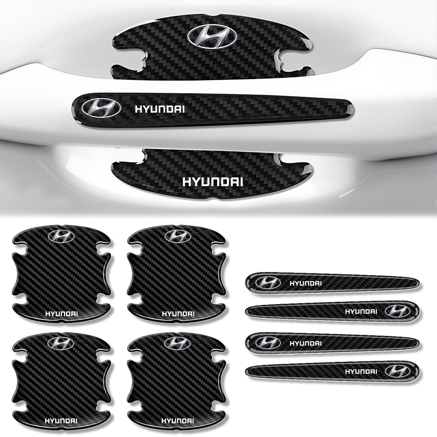 Skrapkydd för bildörrshandtag