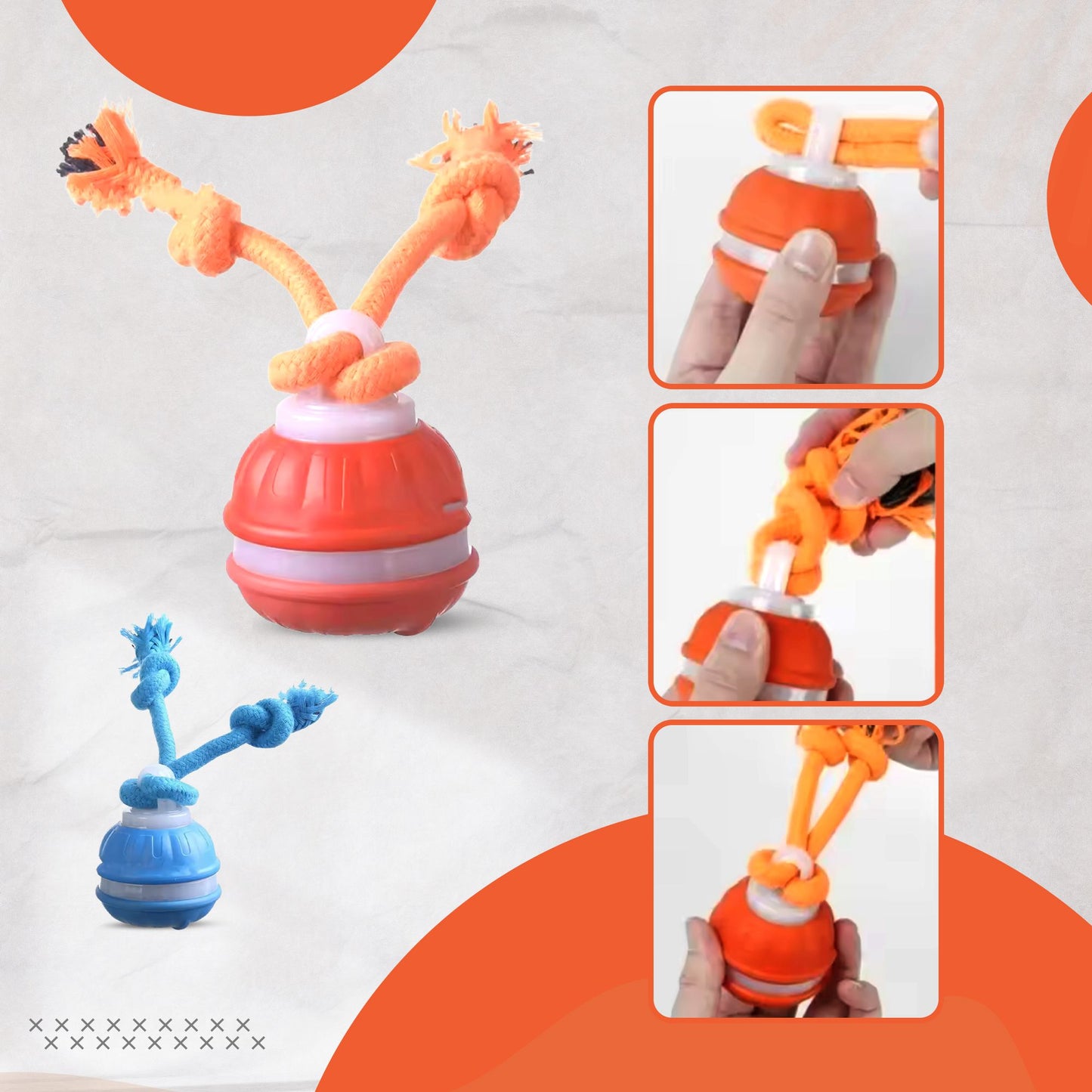 Interaktiv boll för hundar