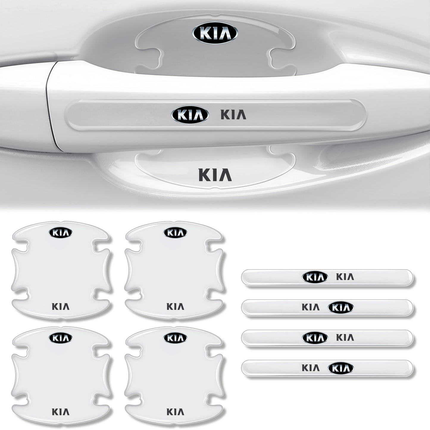 Skrapkydd för bildörrshandtag