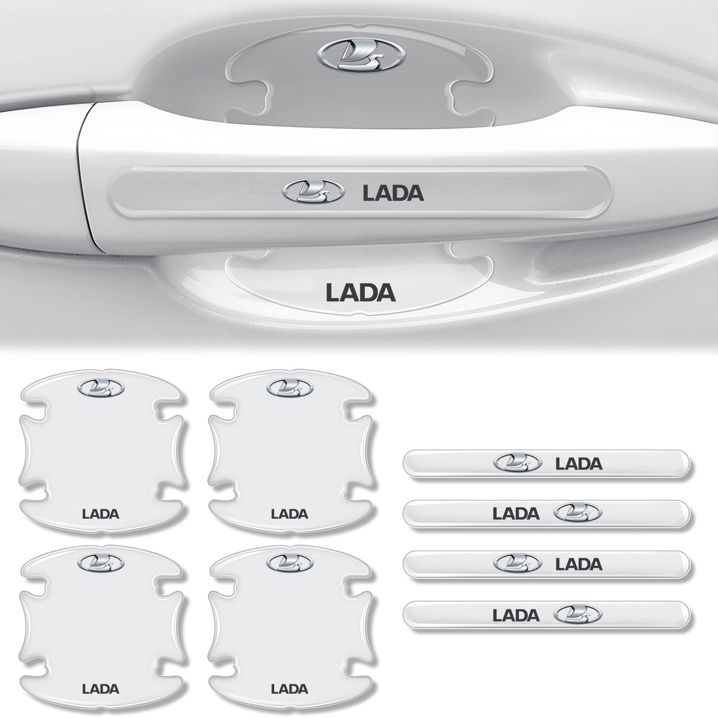 Skrapkydd för bildörrshandtag