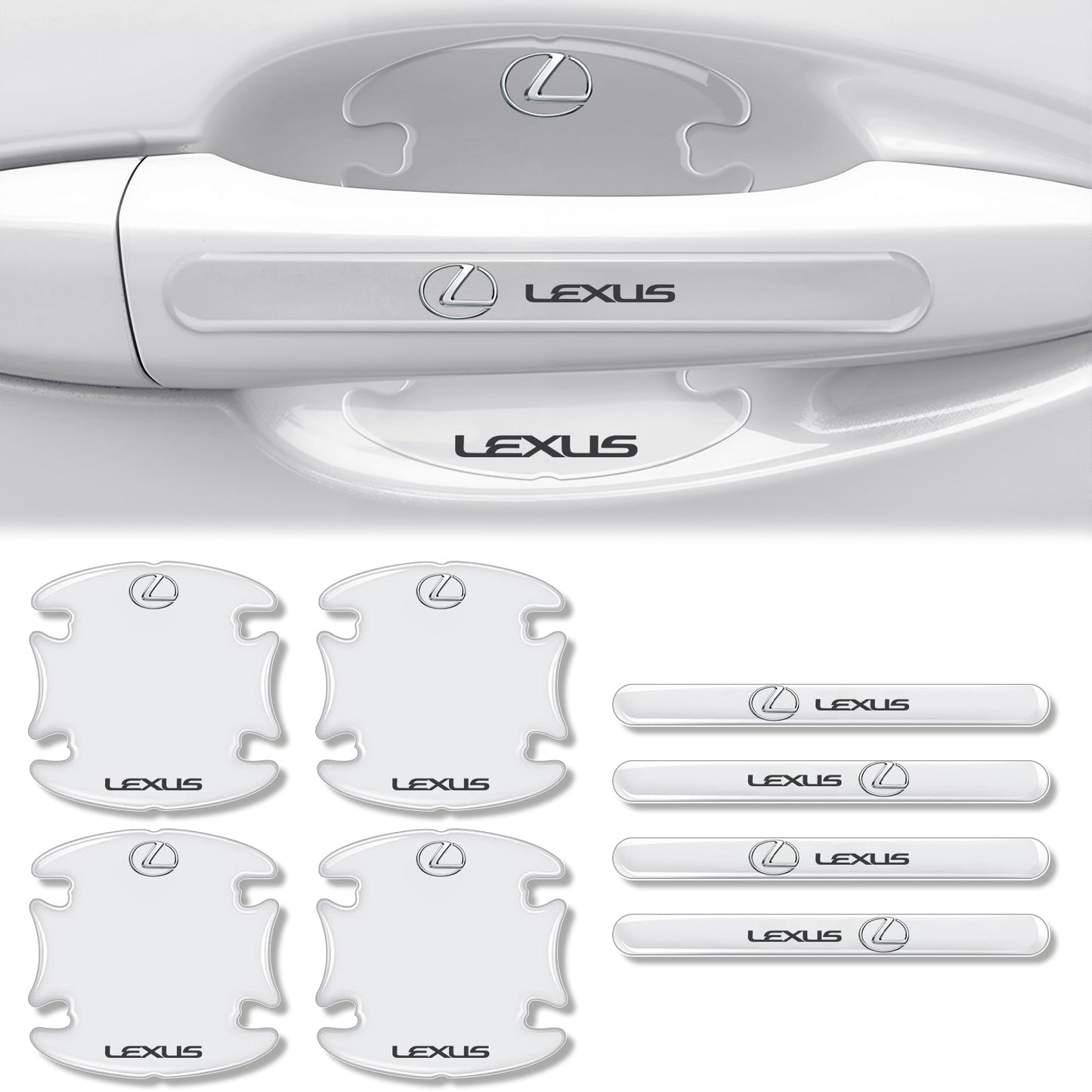 Skrapkydd för bildörrshandtag