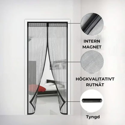 Magnetisk skärmdörr (Installeras på 5 minuter)