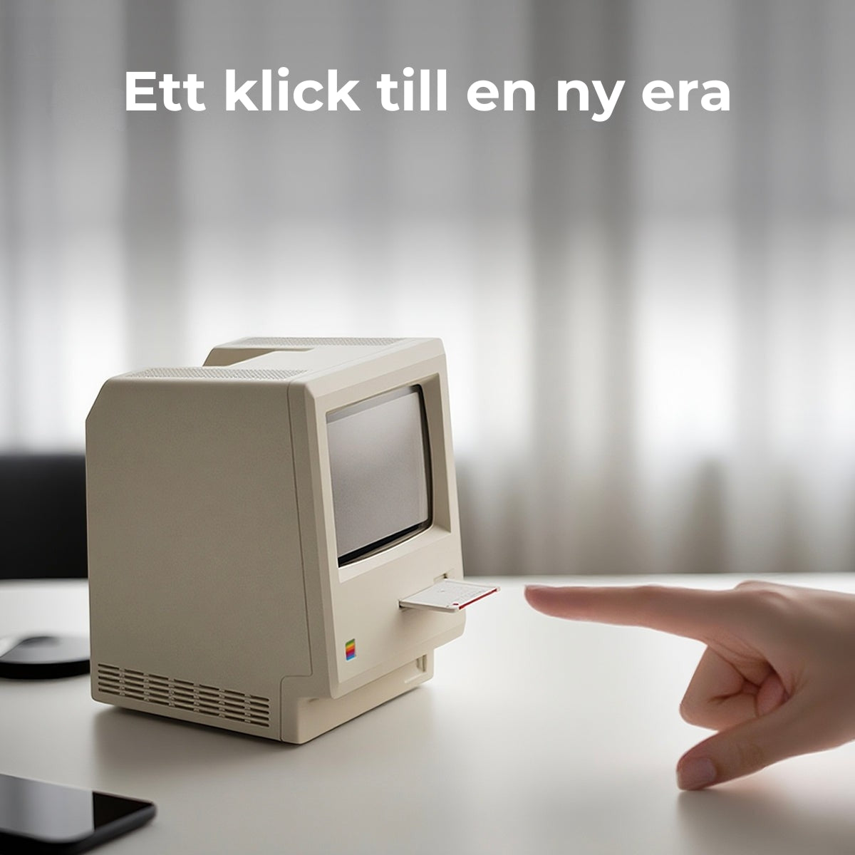 Retro Mini Mac-klocka