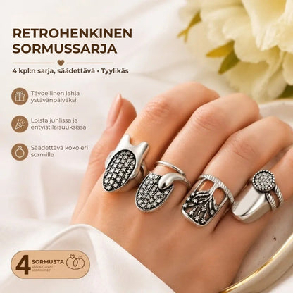 Justerbar nagelringssats | 4 stycken
