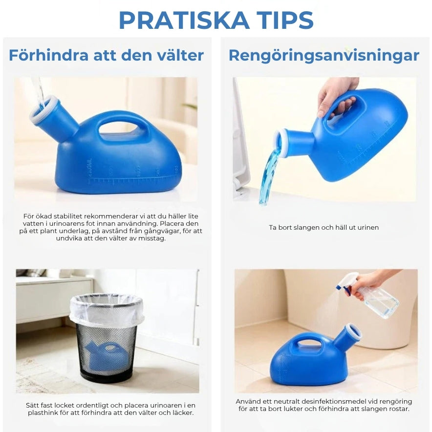 Bärbar urinflaska