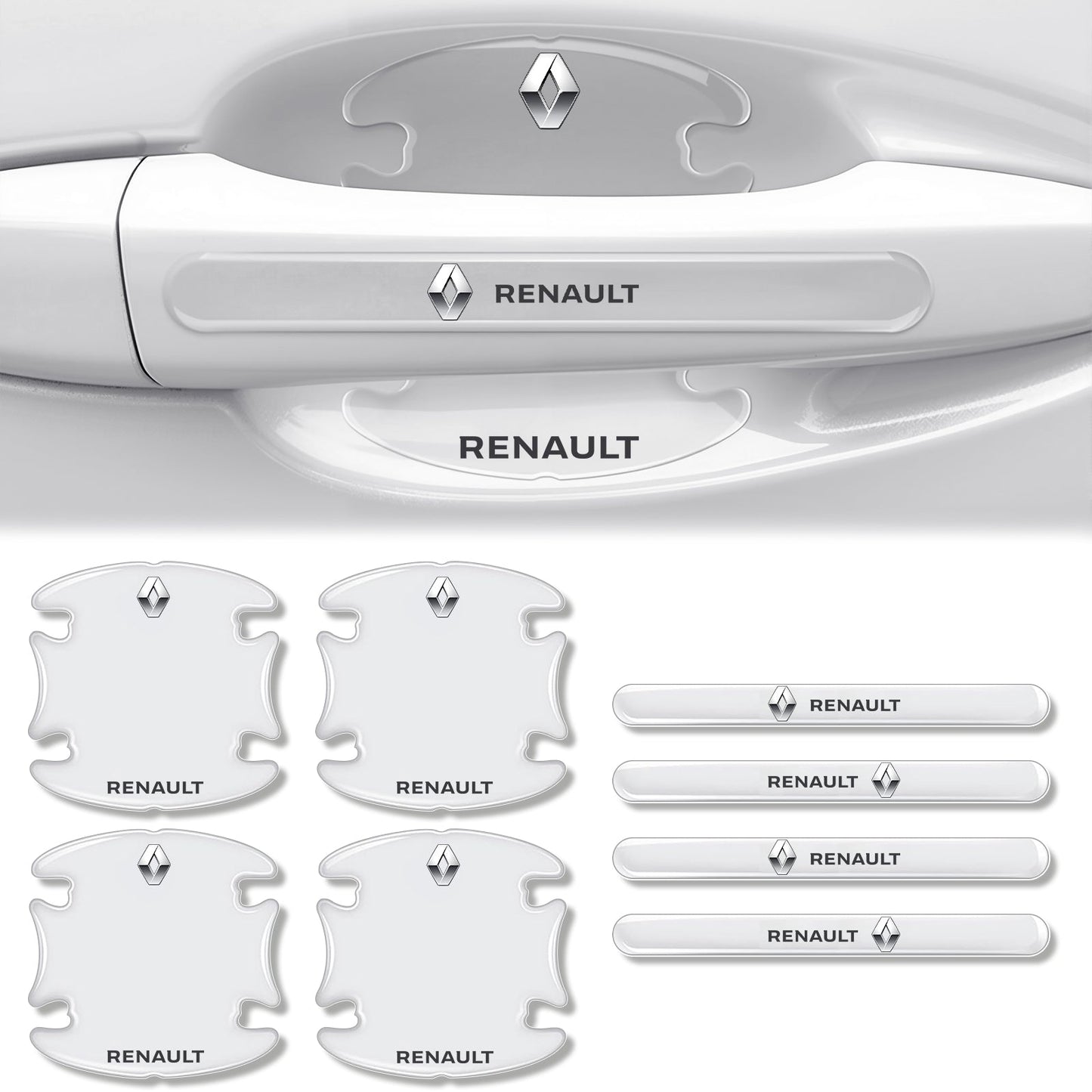 Skrapkydd för bildörrshandtag