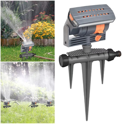Trädgårdssprinkler med stor täckningsradie