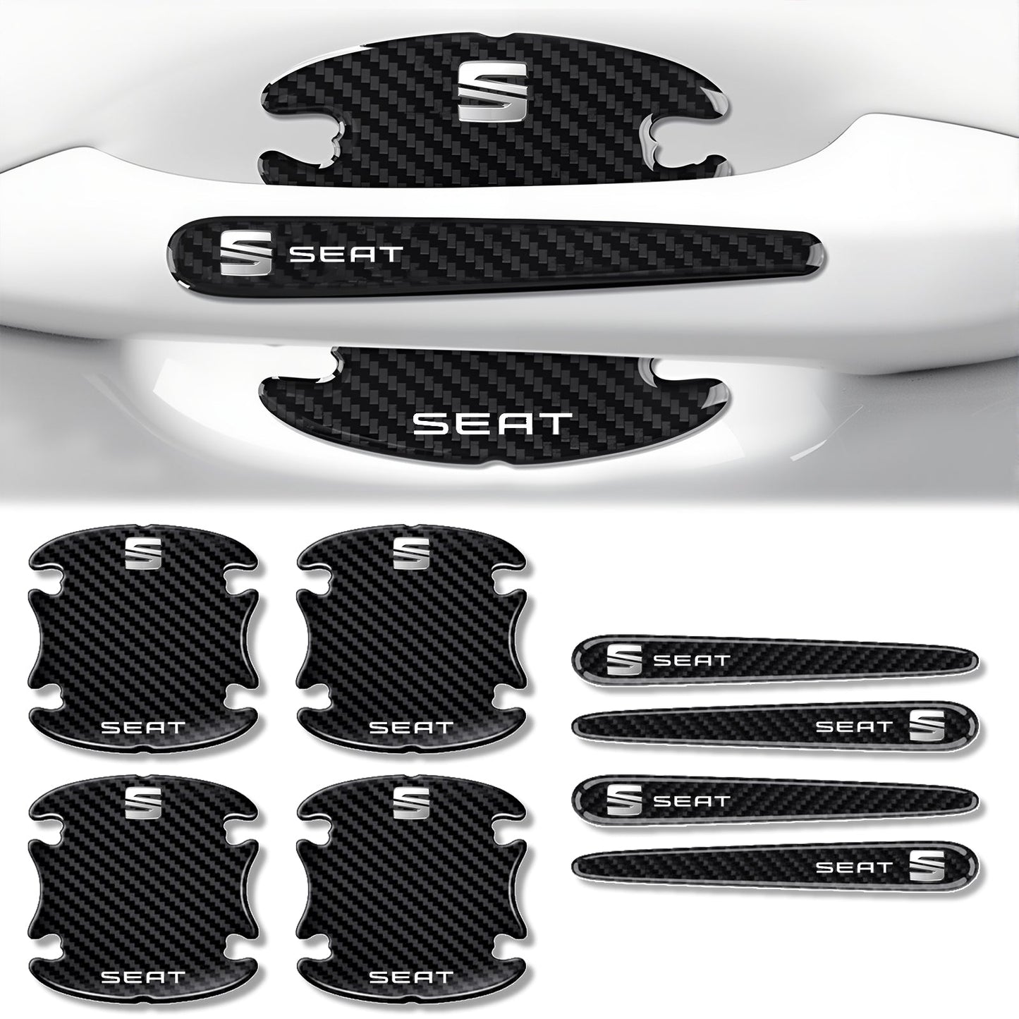 Skrapkydd för bildörrshandtag