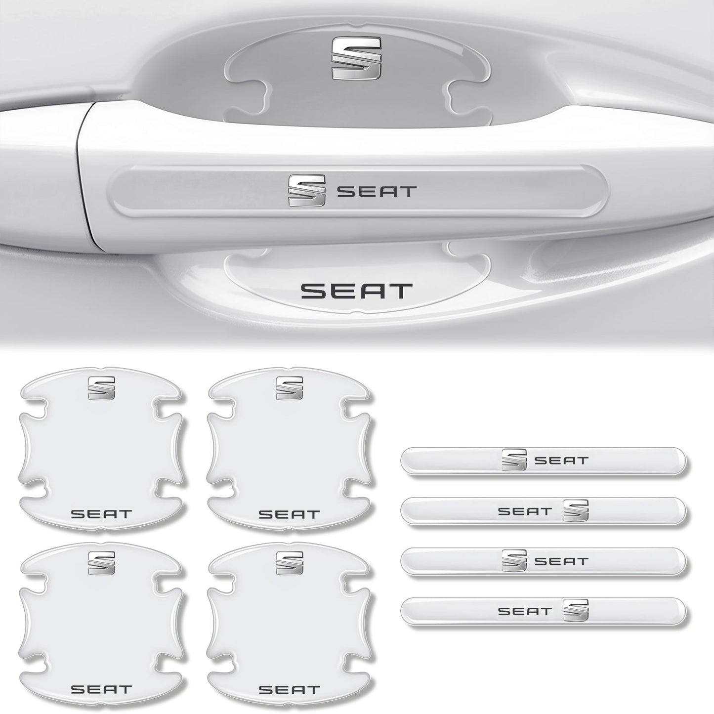 Skrapkydd för bildörrshandtag