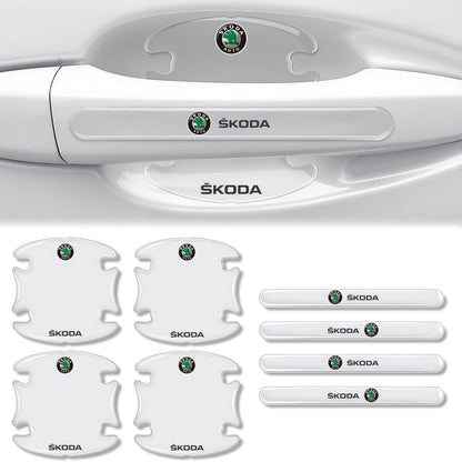 Skrapkydd för bildörrshandtag