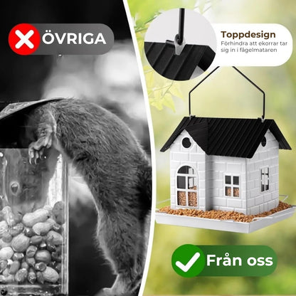 🕊️ Solcellsdrivet fågelhus – automatisk belysning