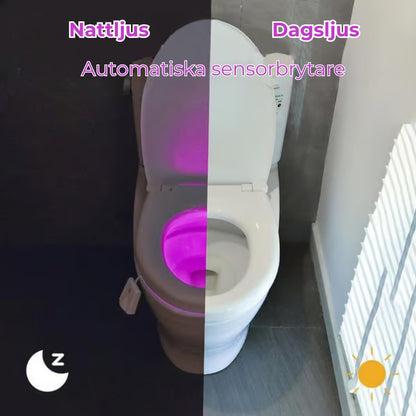 Toalettbelysning - Automatisk nattbelysning