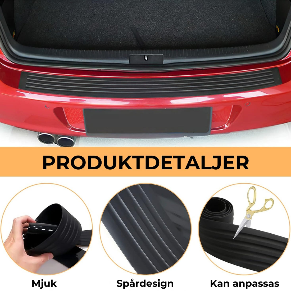 Backbar™ Skyddsöverdrag för bilens bagageutrymme