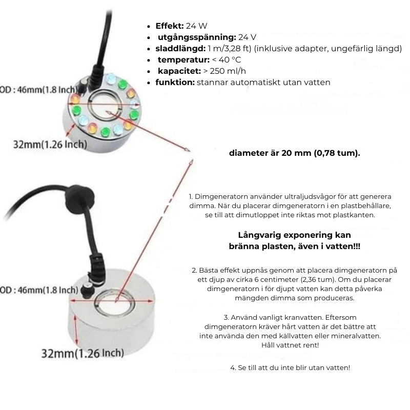 Rökmaskin med Ultraljud – Perfekt för din heminredning