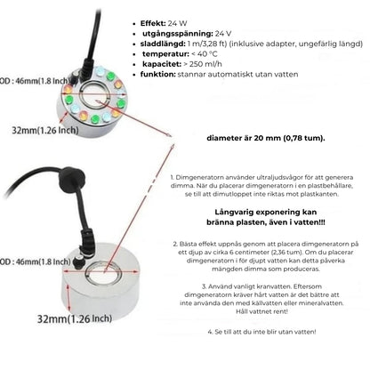 Rökmaskin med Ultraljud – Perfekt för din heminredning
