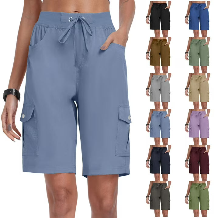 Snabbtorkande cargoshorts med fickor | DAM