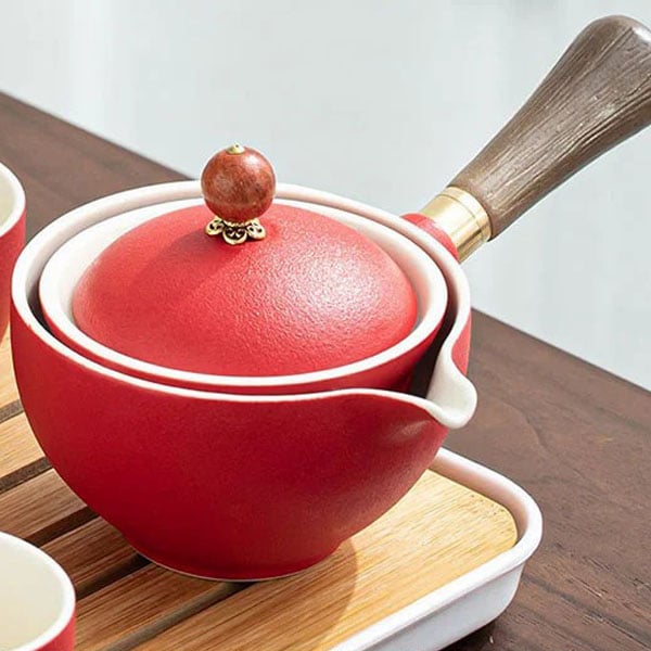 🔥Anti-spill vridbar tekanna