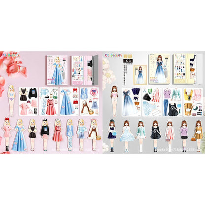 Magnetisk Prinsessklädesbok för barn