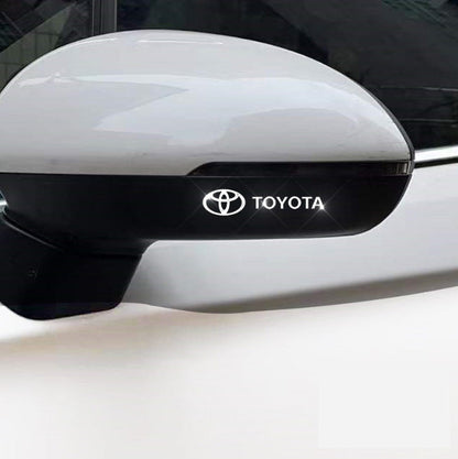 Bildekaler i metall – 4 stycken