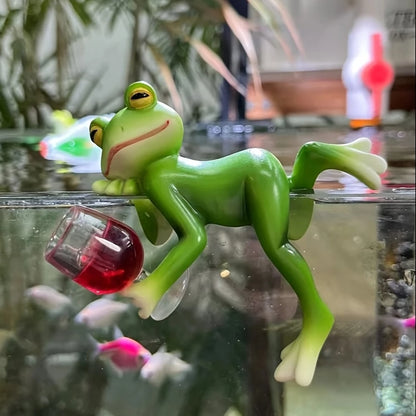 🐸 Groda blomkruka hänge prydnad🍷