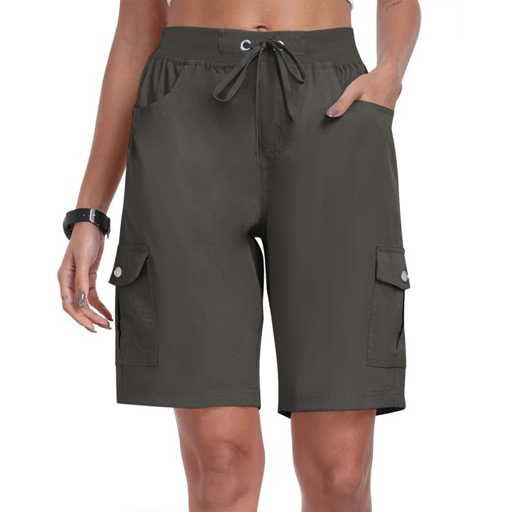Snabbtorkande cargoshorts med fickor | DAM