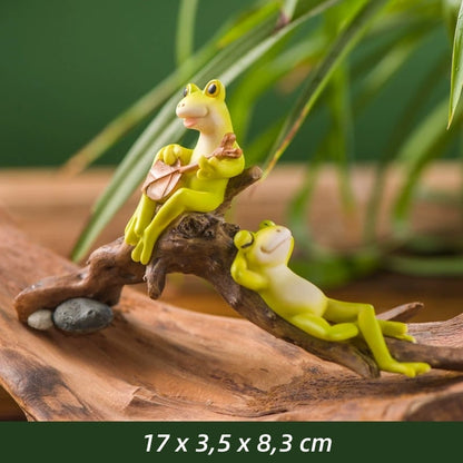 🐸 Groda blomkruka hänge prydnad🍷