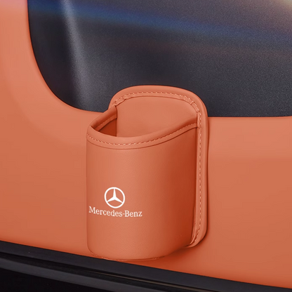 Lädermugghållare – Clip-on Custom Design