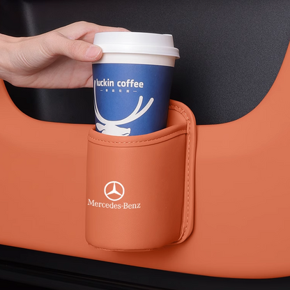 Lädermugghållare – Clip-on Custom Design