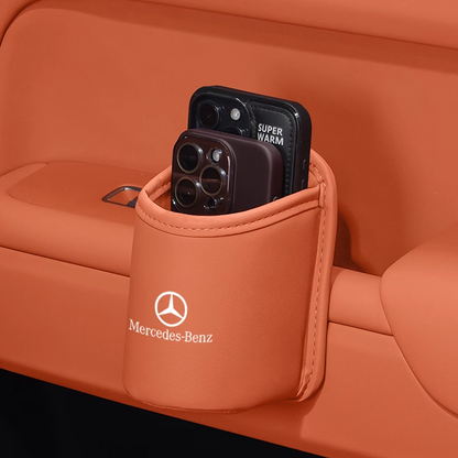 Lädermugghållare – Clip-on Custom Design