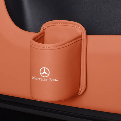 Lädermugghållare – Clip-on Custom Design