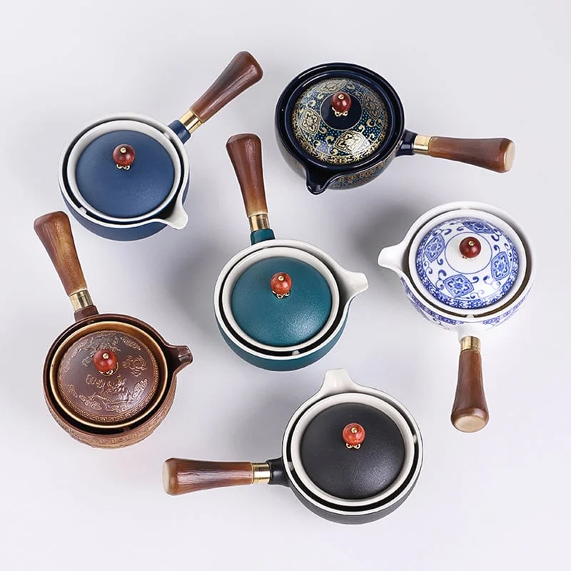 🔥Anti-spill vridbar tekanna