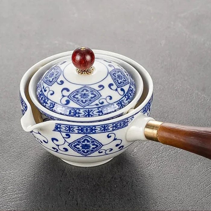 🔥Anti-spill vridbar tekanna