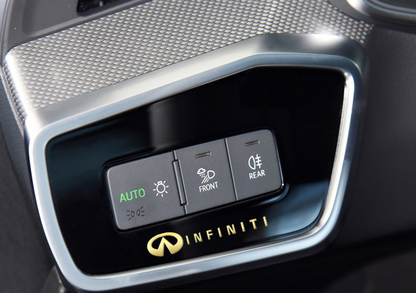 Bildekaler i metall – 4 stycken