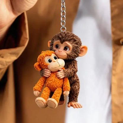 Punch the Monkey-nyckelring