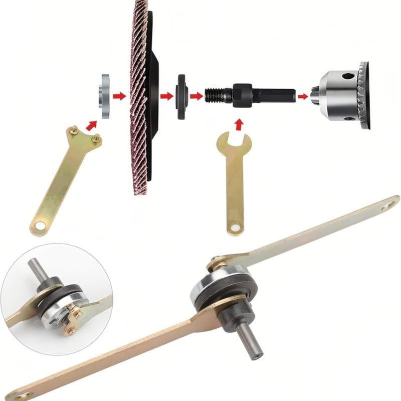 Adapter för slipskiva till borrmaskin