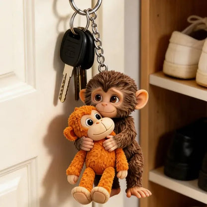 Punch the Monkey-nyckelring