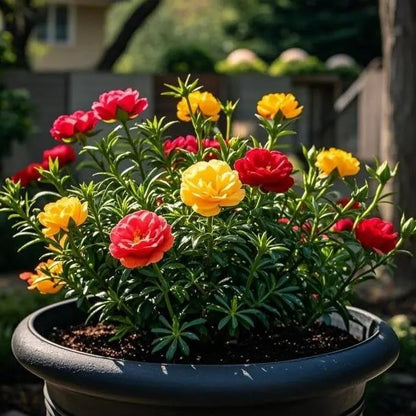 🌸Mosroos-fröblandning (1000 st) – 🌿Portulaka / Solros