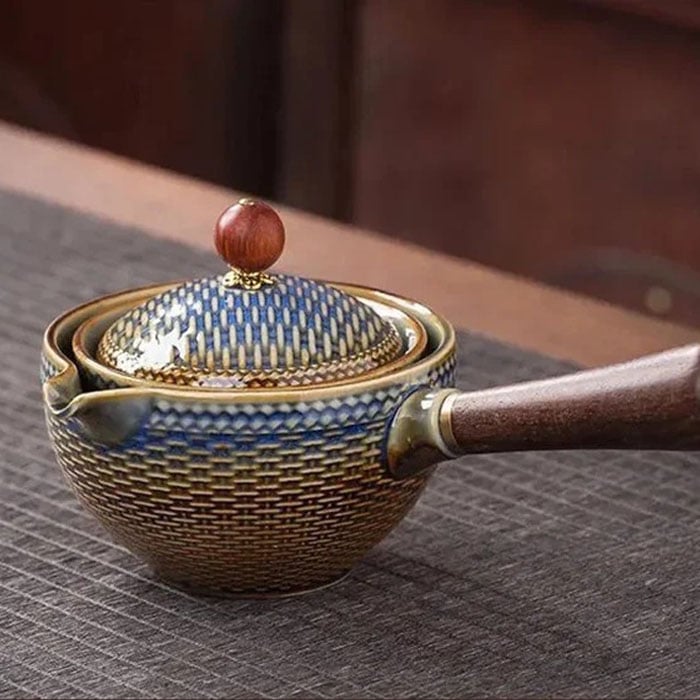 🔥Anti-spill vridbar tekanna