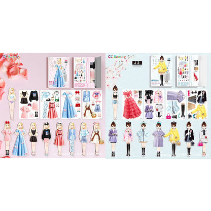 Magnetisk Prinsessklädesbok för barn