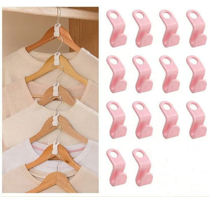 Platsbesparande Hakar för galgar (10-pack)