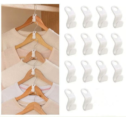 Platsbesparande Hakar för galgar (10-pack)