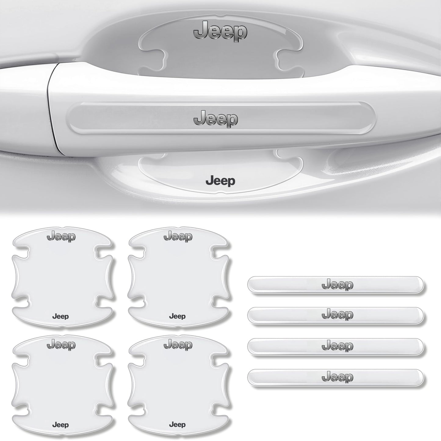 Skrapkydd för bildörrshandtag