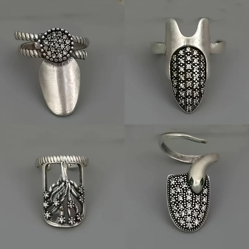 Justerbar nagelringssats | 4 stycken