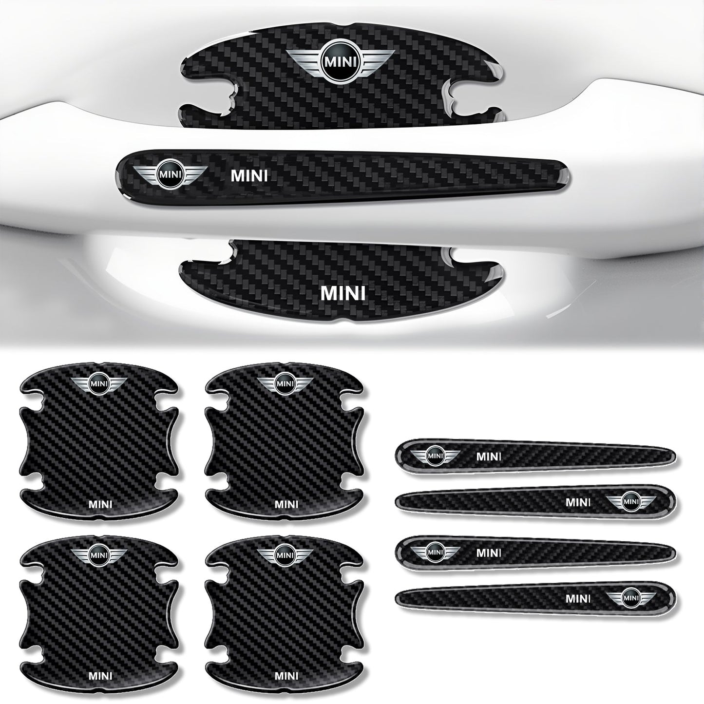 Skrapkydd för bildörrshandtag