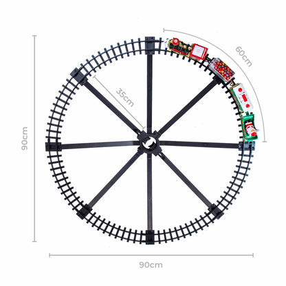 Härligt Jultåg med 3 Vagnar