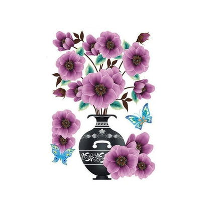 3D Blommor - Wall Stickers