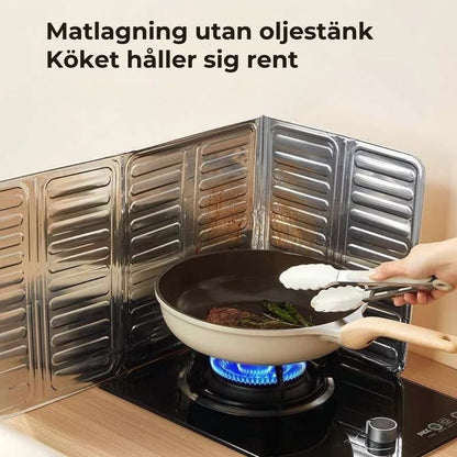 Värmetåligt stänkskydd i aluminium