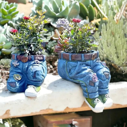 BloomPants - Häftig Jeansblomkruka (3D)